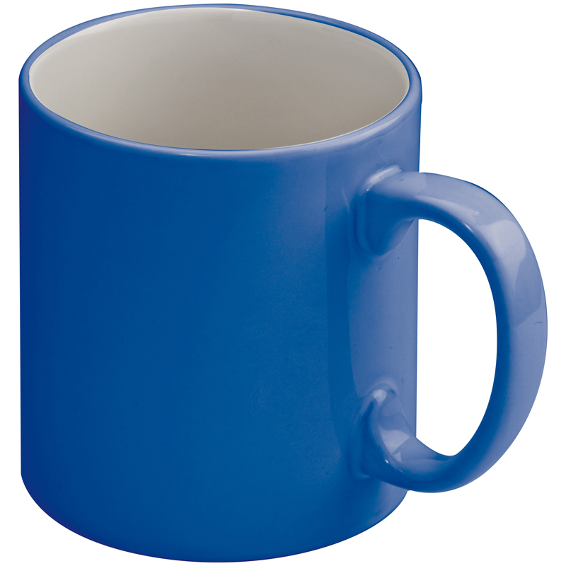 8009504-Kubek ceramiczny-Niebieski