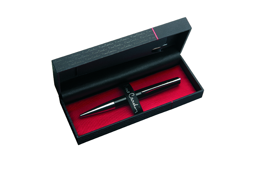 B0101300IP303-Długopis metalowy MANCHE Pierre Cardin-czarny