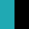 turquoise/black