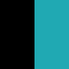 black/turquoise