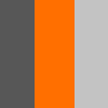 anthracite/orange/silver