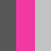 anthracite/pink/silver