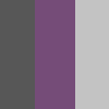 anthracite/purple/silver
