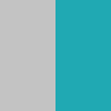 gray/turquoise
