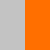 silver/orange
