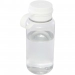 10083701-Butelka sportowa Ryder z materiału RPET, z certyfikatem RCS, o pojemności 900 ml, z wielofunkcyjną zakrętką-Biały