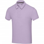 37544350-Koszulka polo Akoya, unisex, z materiału frotte z recyklingu-Liljowy xs