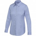 39505501-Citrine koszula damska z bawełny Twill-Jasny niebieski s