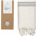 11342502-Originalhome tkanina z recyklingu — 85 x 175 cm-Złamana biel