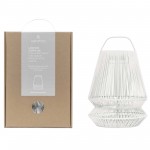 12449180-Originalhome Lampion przenośny abażur z recyklingu-Jasny szary