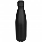 10089390-Cove jednościenna butelka na wodę o pojemności 750 ml wykonana ze stali nierdzewnej z recyklingu z certyfikatem RCS-Czarny