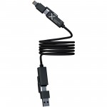 2PX21590-SCX.design C59 magnetyczny kabel do ładowania o mocy 100 W w izolacji z silikonu-Czarny