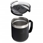 10094990-Kubek kempingowy Stanley Everyday 350 ml ze stali nierdzewnej-Czarny