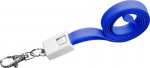 063904-Smycz do transferu danych z micro USB LE PORT-Niebieski