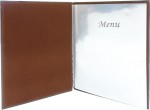 41201902-Okładka na menu-brązowy