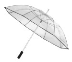0104036-Aluminiowy parasol, OBSERVER-transparentny/czarny