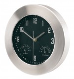 0401220-Aluminiowy zegar, JUPITER-srebrny