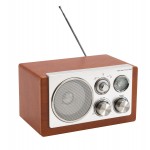 0406227-Radio AM/FM, CLASSIC-srebrny/brązowy