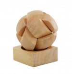 0501028-Puzzle w kształcie piłki ROUND DEXTERITY-drewniany