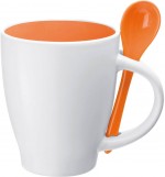 8509510-Kubek ceramiczny-Pomarańczowy