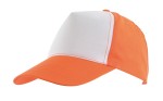 0701800-5 segmentowa czapka, SHINY-pomarańczowy