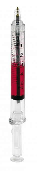1101172-Długopis, STRZYKAWKA-czerwony