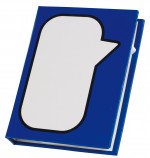 1103048-Pudełko na notatki SPEECH BUBBLE-niebieski