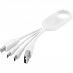 13421401-Kabel 4 w 1 Troup Type-C-Biały