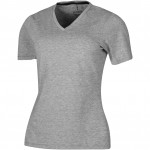 38017960-T-shirt damski Kawartha-Szary melanz xs