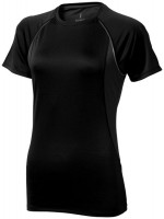 39016991-T-shirt damski Quebec-czarny,Antracyt s