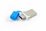 00GD-ODD3-SRE-16 GB-Pamięć USB z portem USB Typu C oraz USB 3.0-Srebrny 16 GB