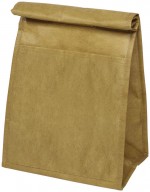 12036000-Brązowa torba termoizolacyjna z fakturą torby papierowej-Brazowy