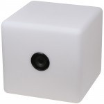 8073506-Głośnik Bluetooth XXL - świecący-Biały
