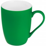 8065509-Kubek ceramiczny - gumowany-Zielony