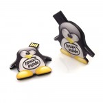 008USBSH-CZA-4 GB-Pamięć USB w kształcie pingwina-Czarny 4 GB