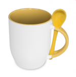 128S-YELLOW-Kubek Combi Sublimation.-biały/żółty