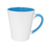 190S-BLACK-Kubek Latte Sublimation-niebieski/biały