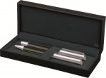 6239-steel/carbon-Carbon Set długopis automatyczny+ pióro wieczne w ET 160 Senator-steel/carbon