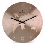 C-313-MIE-Zegar ścienny World Pierre Cardin-miedziany