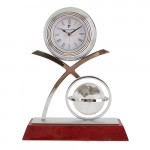 Z-293-BRĄ-Zegar Mundial Pierre Cardin-brązowy/srebrny