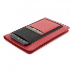MT-025-CZE-Etui na smartfone i karty kredytowe Pierre Cardin-czerwony