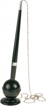 A01.2200-CZA-Długopis na łańcuszku-czarny