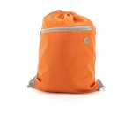 G-084-POM-Plecak worek z kieszenią-pomarańczowy
