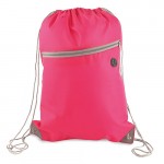 G-084-R&Oacute;Ż-Plecak worek z kieszenią-fuksja