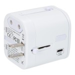OD5089-BIA-Uniwersalny adapter podr&oacute;żny Nero III-biały