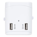 OD5089-BIA-Uniwersalny adapter podr&oacute;żny Nero III-biały