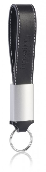 USM6212L-CZA-32 GB-Pamięc USB Chain ze sk&oacute;rzanym paskiem-czarny 32 GB