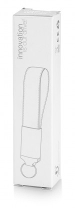 USM6212L-BRĄ-4 GB-Pamięc USB Chain ze sk&oacute;rzanym paskiem-brązowy 4 GB