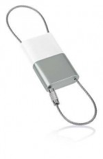 USM6242-BIA-4 GB-Pamięć USB Flash Lock z metalową linką-biały 4 GB