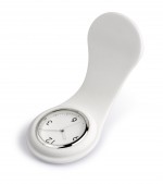 WAP0055B-BIA-Analogowy pielęgniarski zegarek na klipie Nurse Watch 2.0-biały